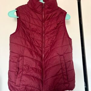 Red Puffer Vest